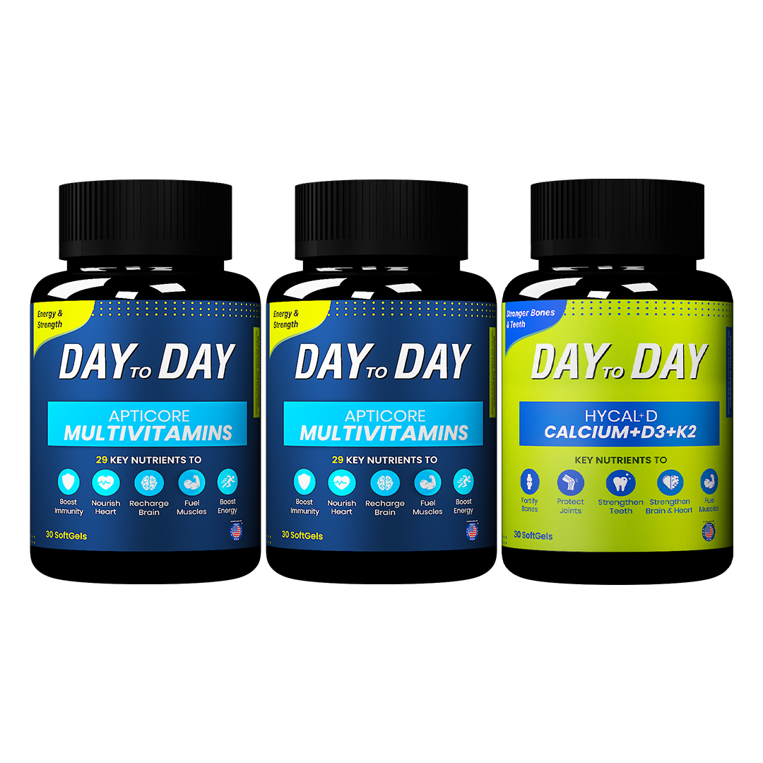 2 Multivitamins + 1 Calcium