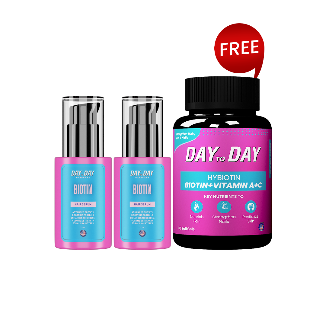 2 Biotin Serum + 1 Biotin Capsules Free