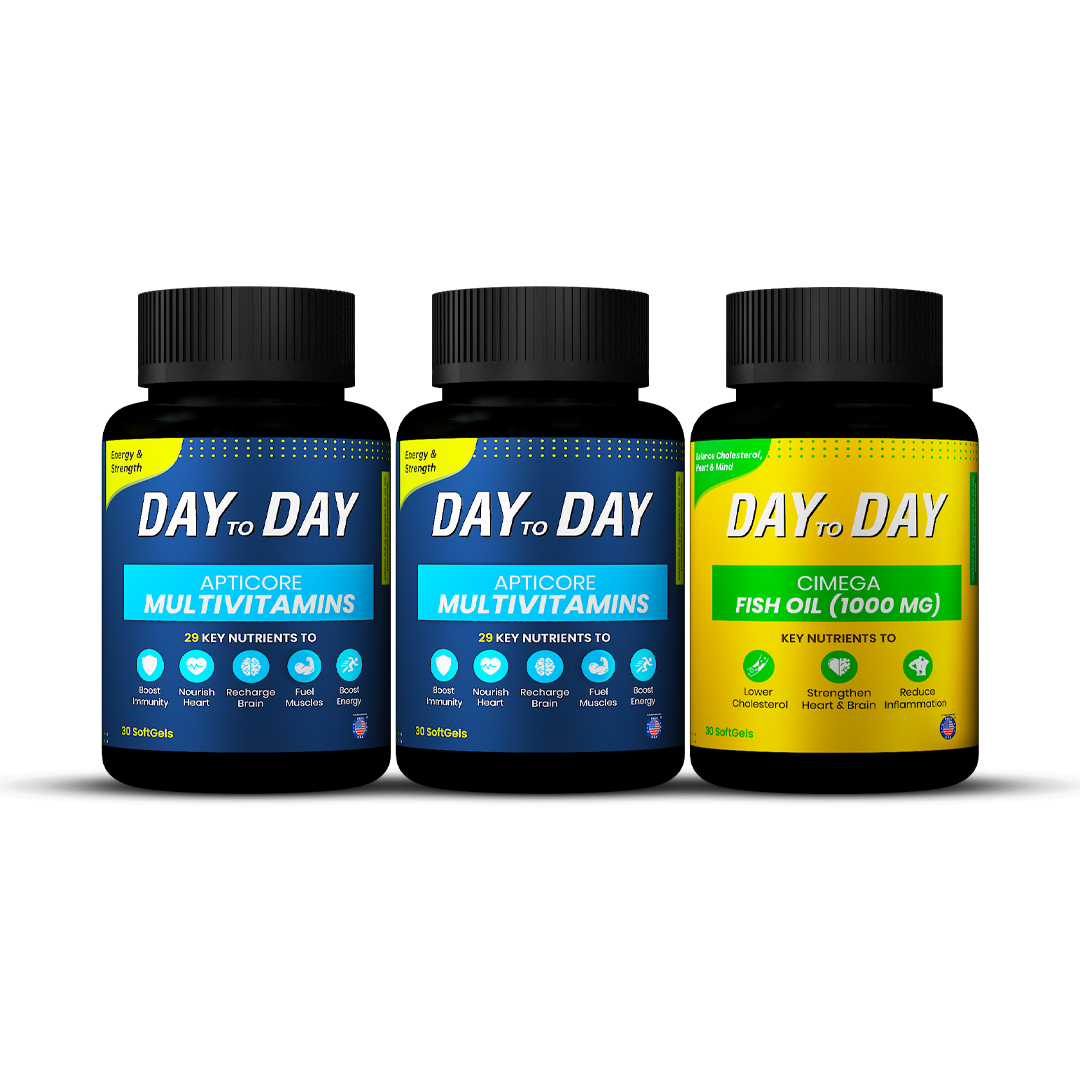2 Multivitamins + 1 Fish Oil