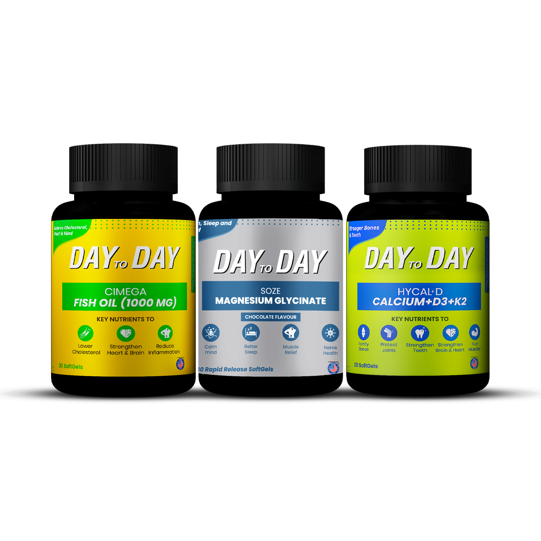 Fish Oil + Magnesium + Calcium