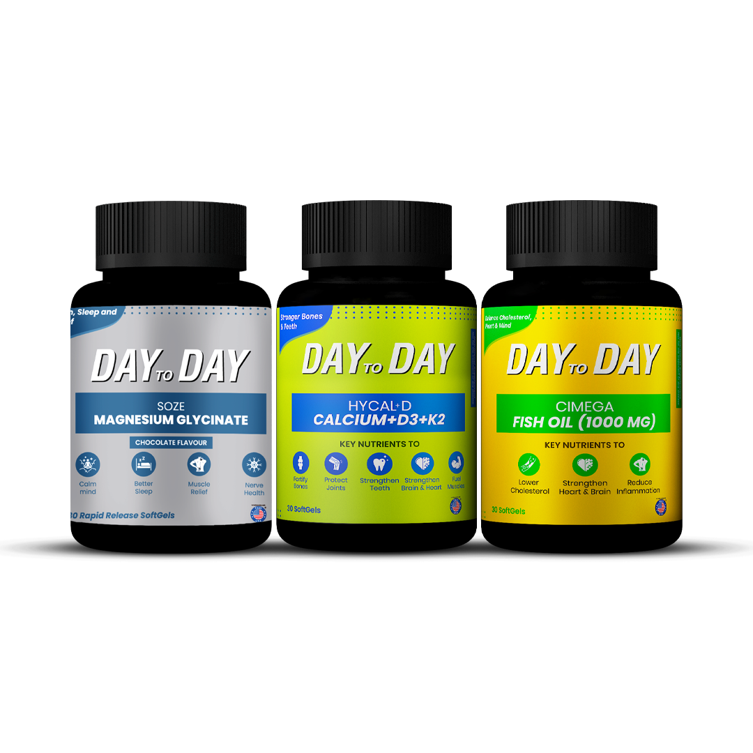 Magnesium + Calcium + Fish Oil