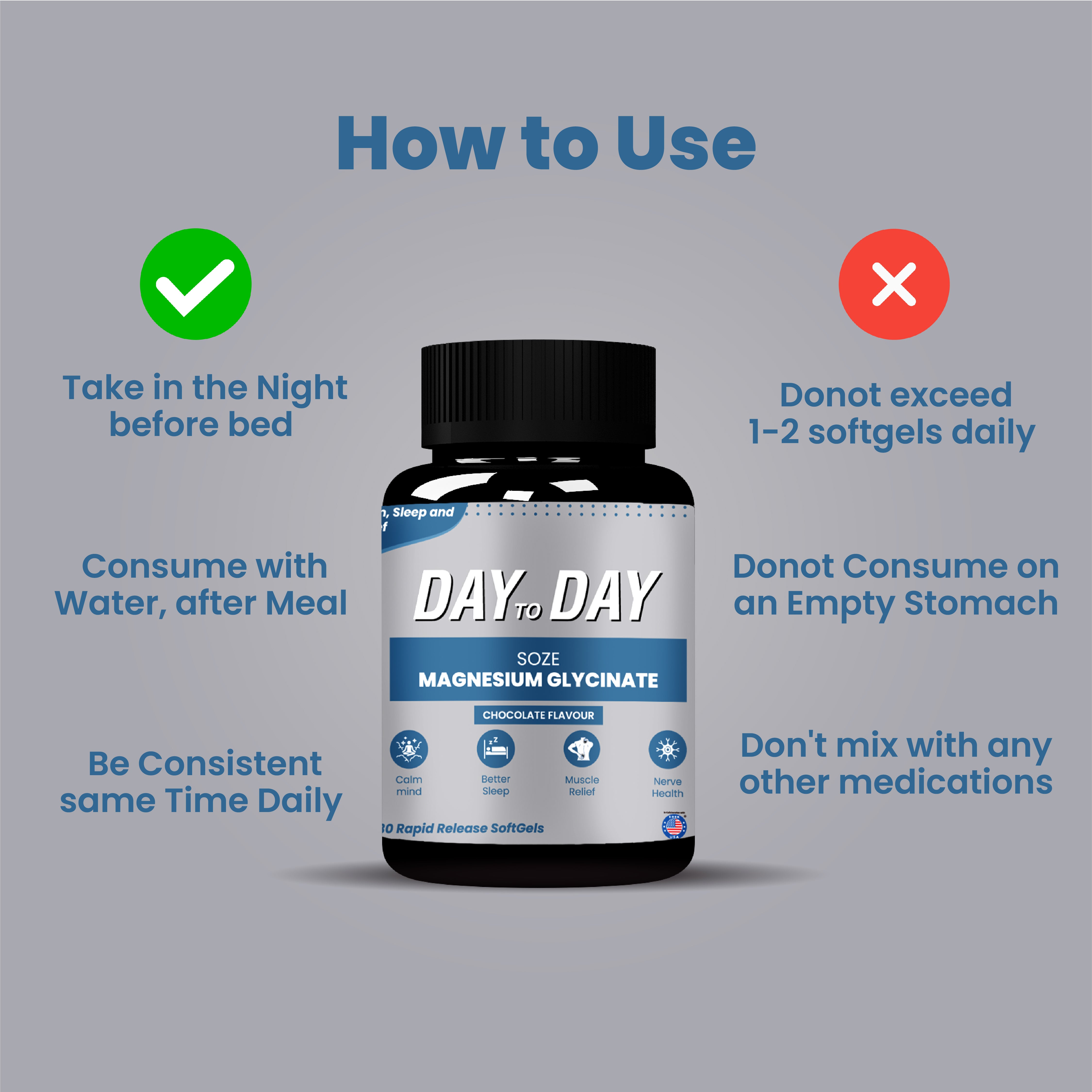 Magnesium Glycinate 30 SoftGels