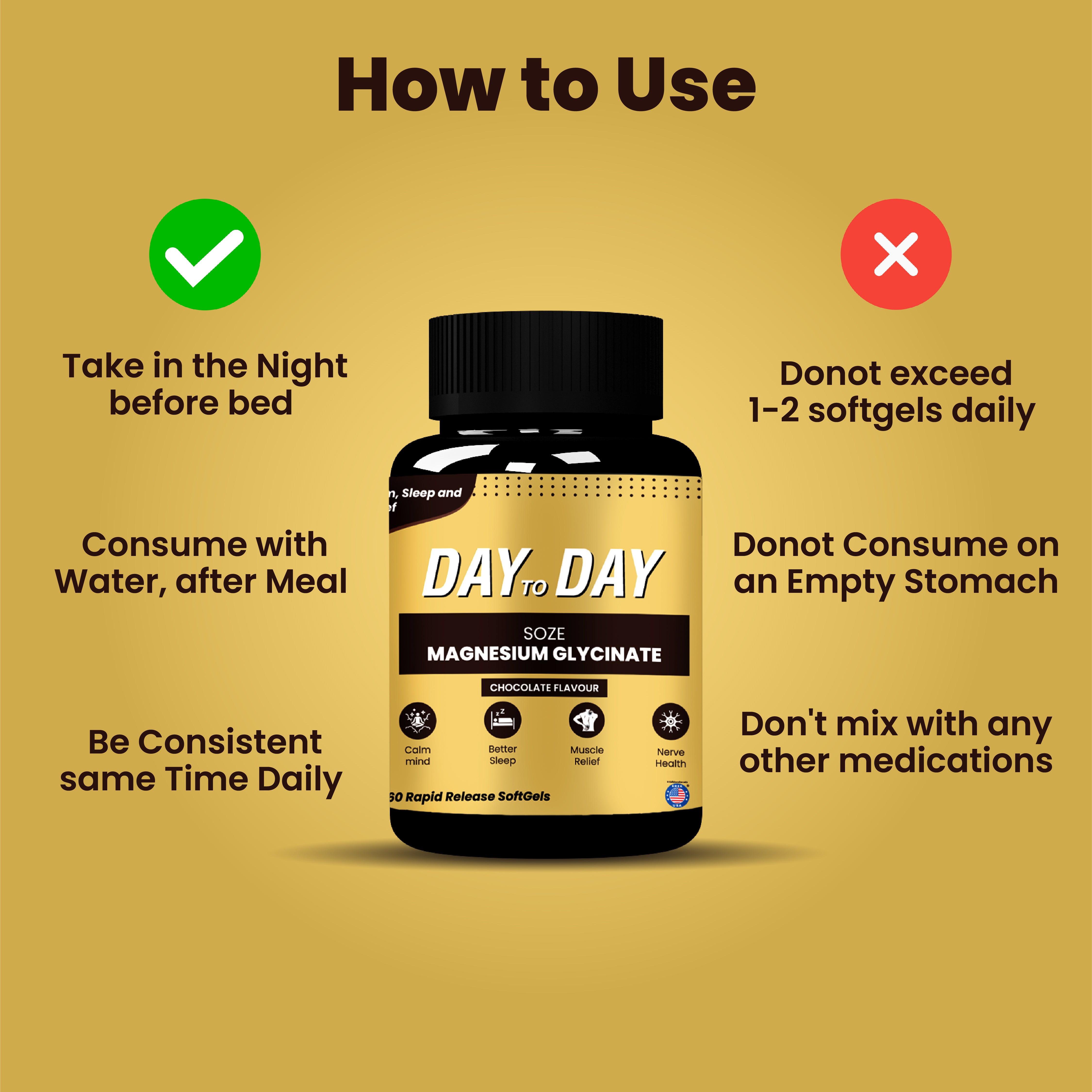 Magnesium Glycinate 60 SoftGels