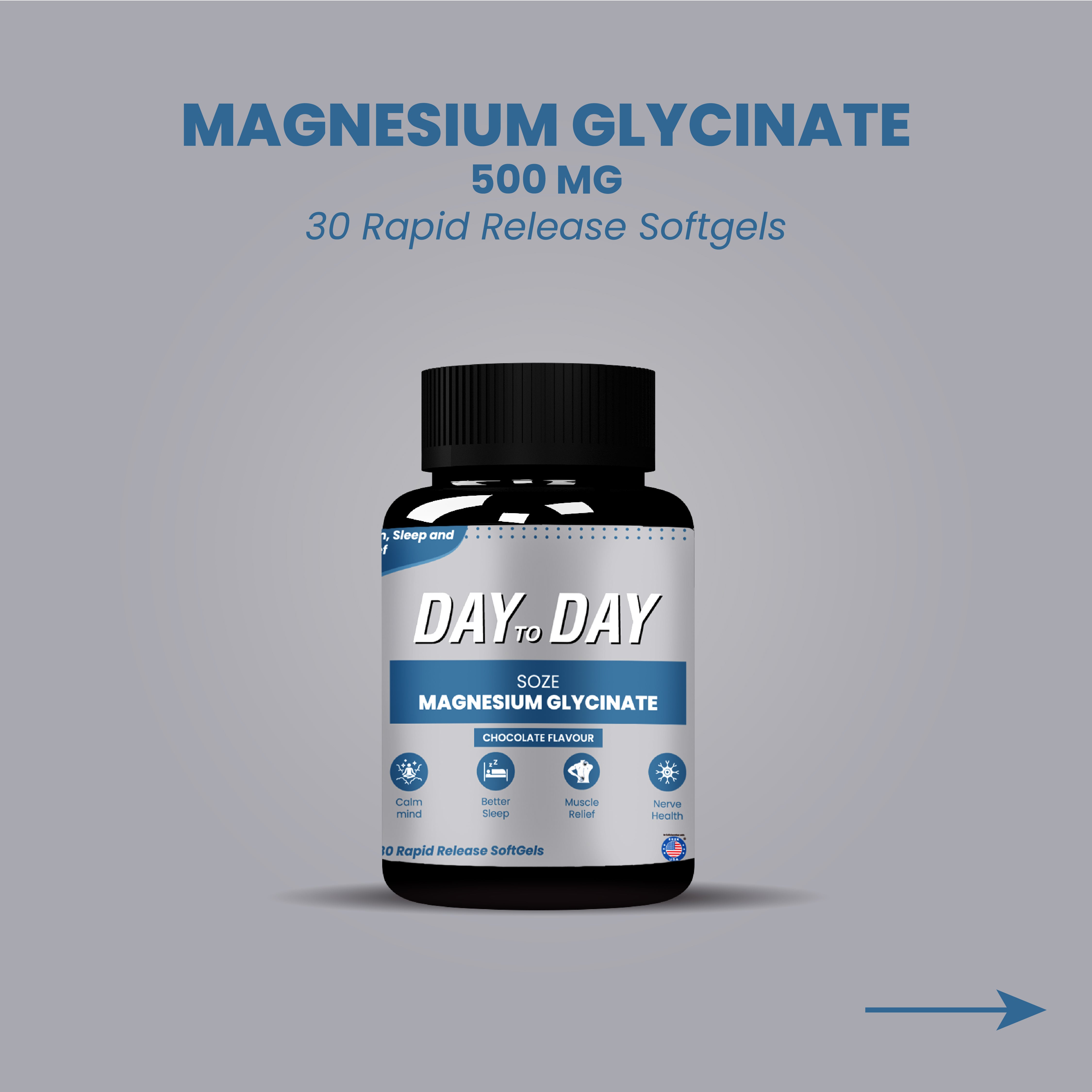 Magnesium Glycinate 30 SoftGels