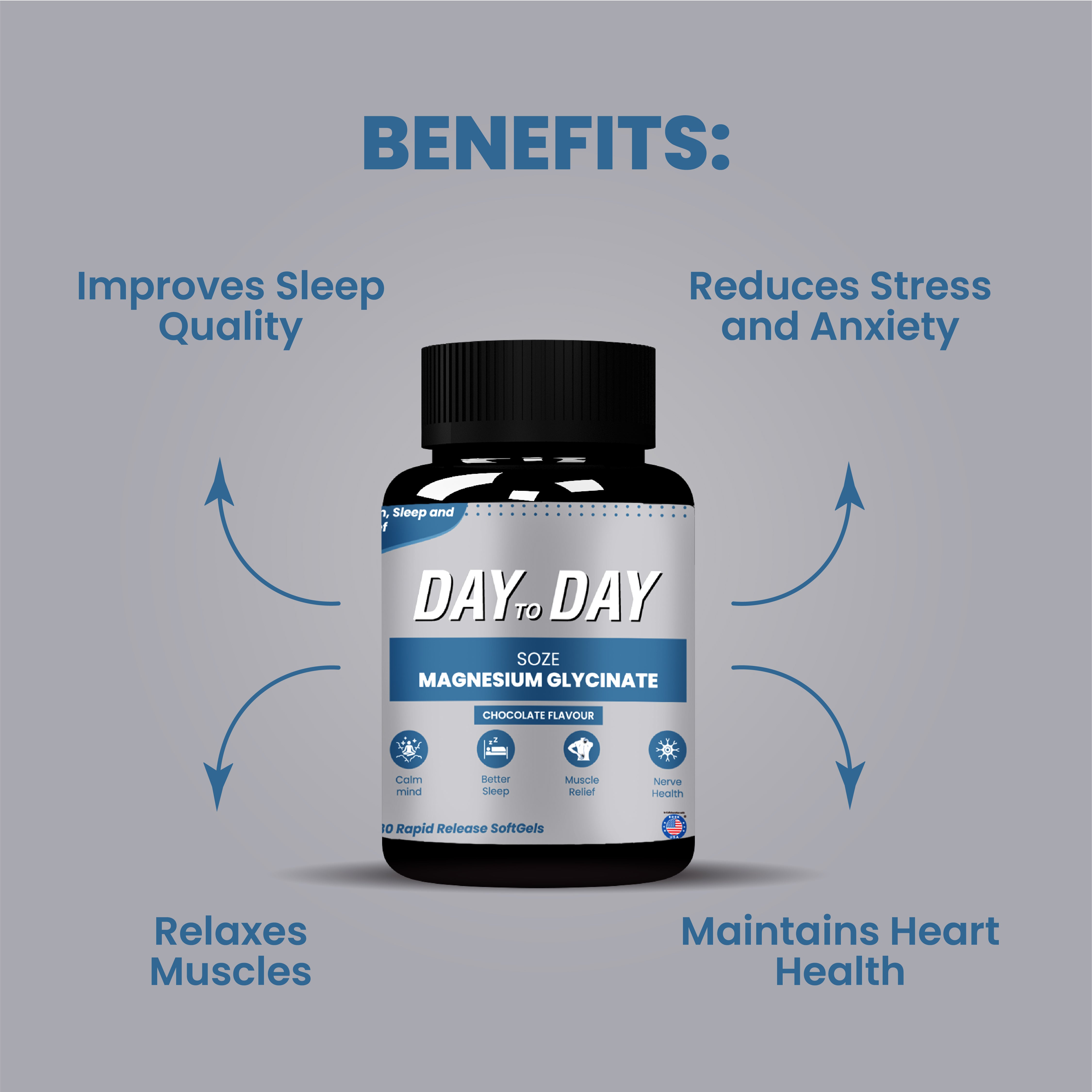 Magnesium Glycinate 30 SoftGels