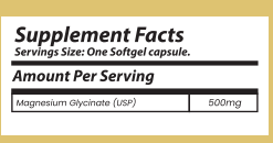 Magnesium Glycinate 60 SoftGels