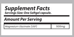 Magnesium Glycinate 30 SoftGels